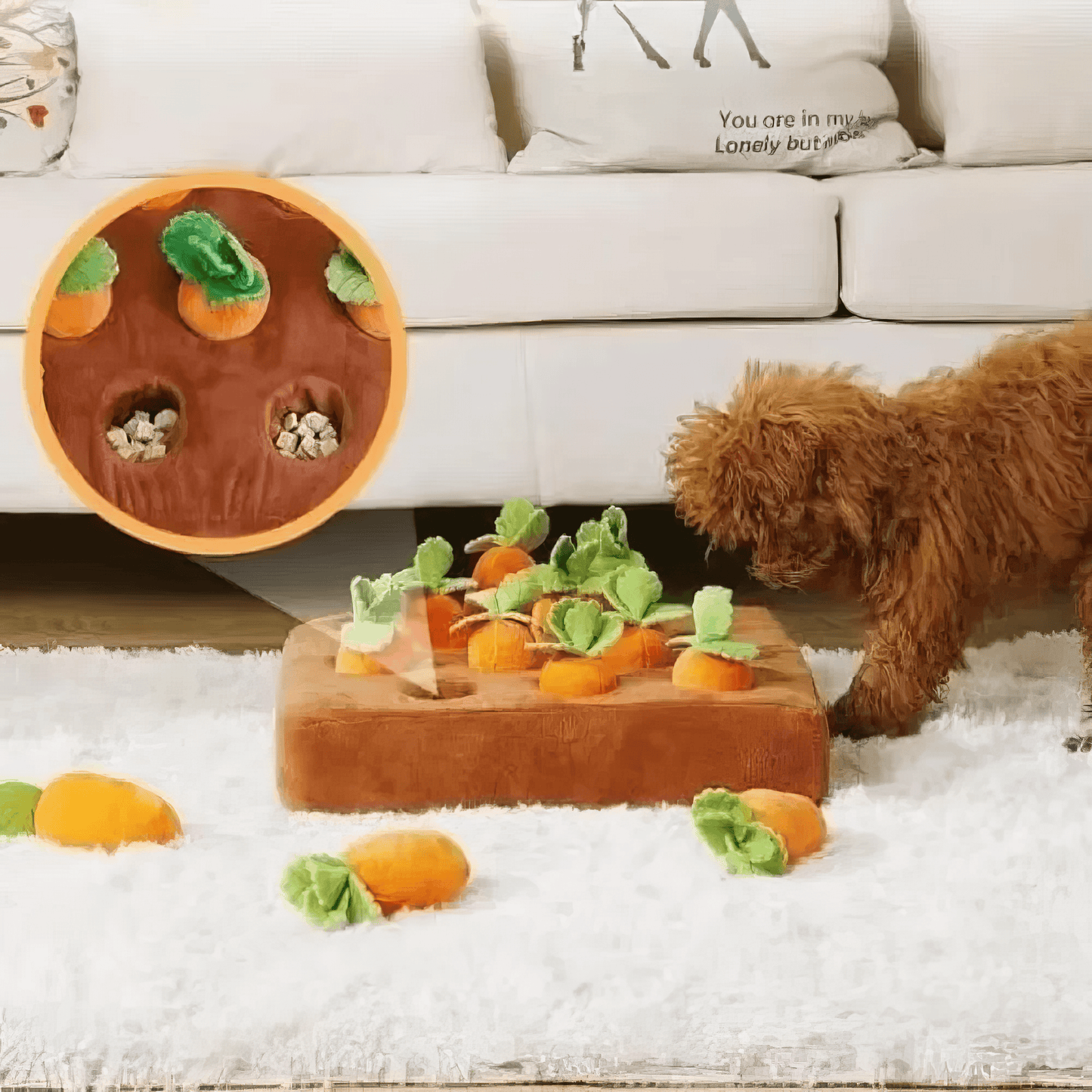 Carrot Bed For Pets